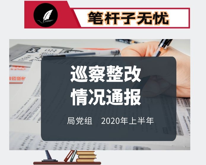 2020年上半年巡察整改阶段性进展情况通报