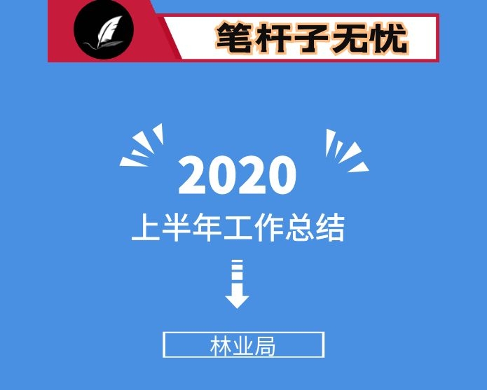 林业局2020年上半年工作总结