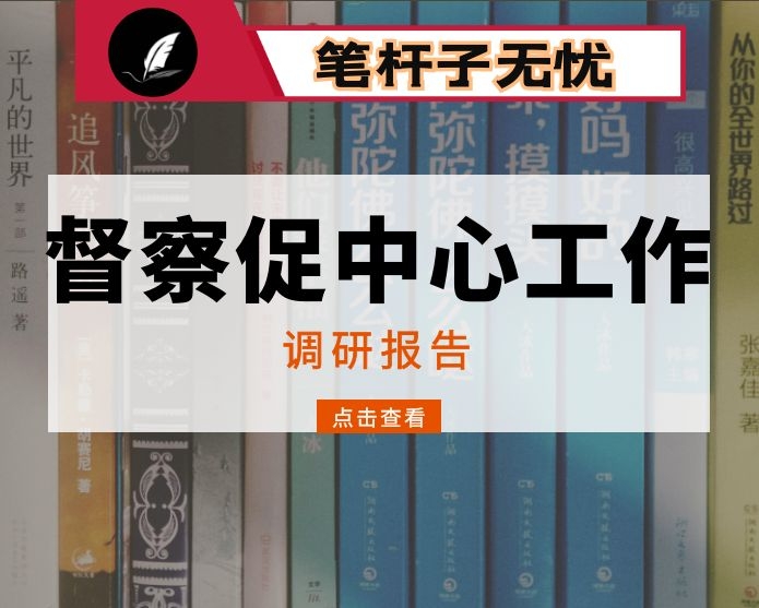 某县政府督查室督查活动促进中心工作开展的调查与思考