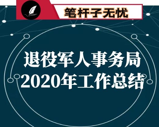 区退役军人事务局2020年工作总结