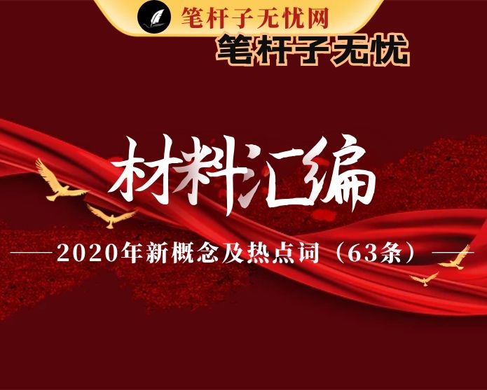 202101202020年新概念及热点词（63条1.6万字，仅供学习，请勿抄袭）