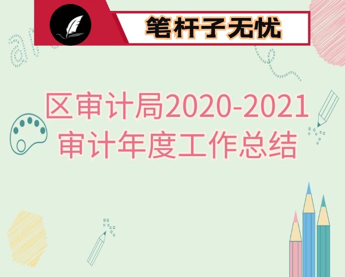 区审计局2020-2021审计年度工作总结