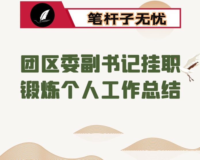 团区委副书记挂职锻炼个人工作总结