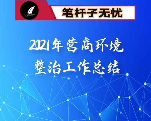 2021年营商环境整治工作总结