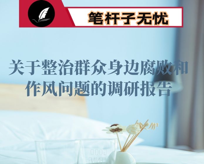 关于整治群众反映强烈问题工作情况报告