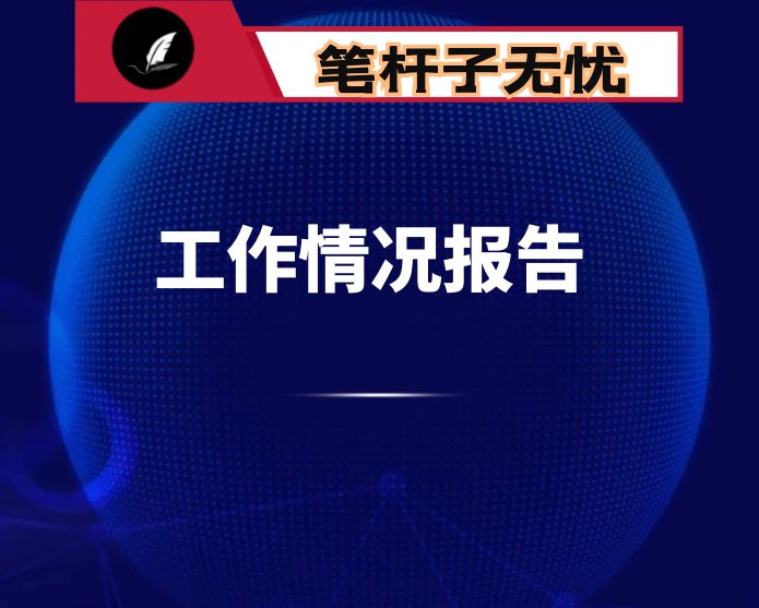 全市行政复议工作汇报材料