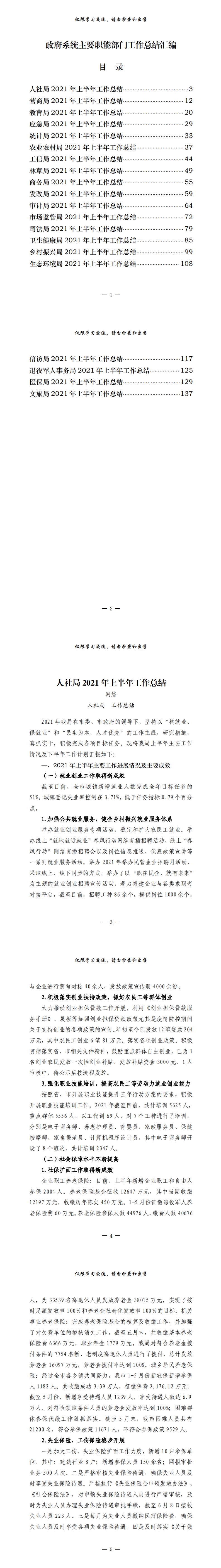 20210702最新！政府系统主要职能部门工作总结汇编（20篇6.7万字，仅供学习，请勿抄袭）_0.png